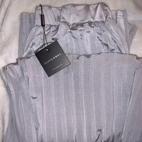 Chic Fashion Pleated trouser wide leg palazzo - Picture 2 of 2